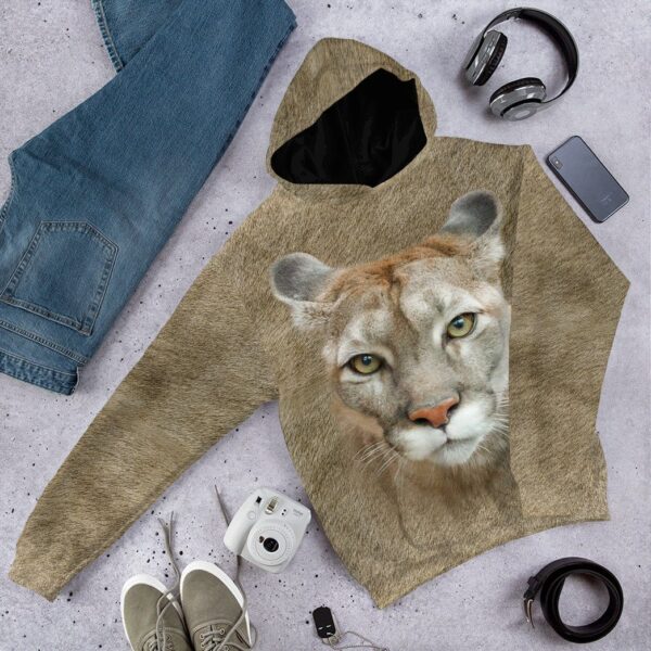 Gearhumans Gearhuman 3D Cougar Front And Back Tshirt Hoodie Apparel GV19032 3D Apparel