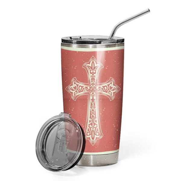 Gearhumans Gearhuman 3D Custom I trust Jesus Design Vacuum Insulated Tumbler GD14058 Tumbler 20oz
