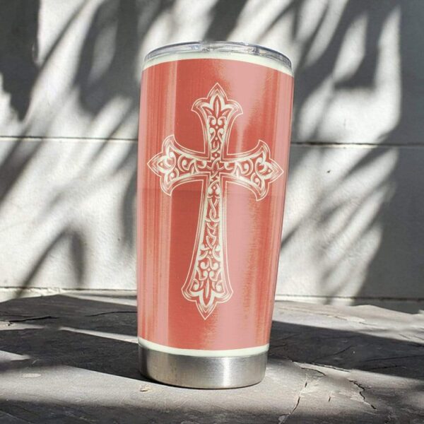 Gearhumans Gearhuman 3D Custom I trust Jesus Design Vacuum Insulated Tumbler GD14058 Tumbler