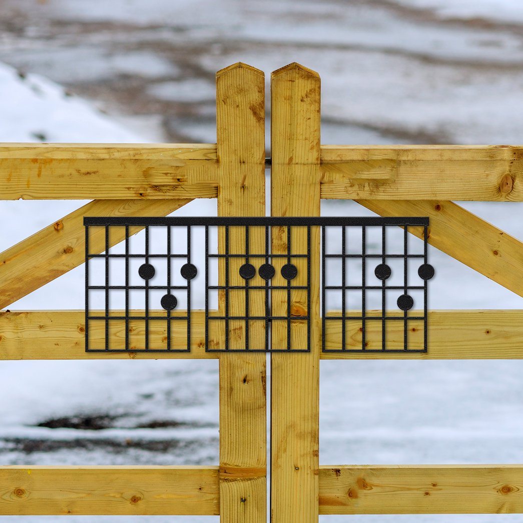 Gearhumans Gearhuman 3D DAD Chord Guitar Metal Sign GB19033 Metal Sign