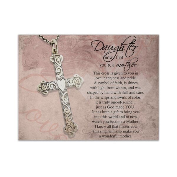 Gearhumans Gearhuman 3D Daughter That Youre A Mother Cross Mothers Day Gift Custom Canvas GW220313 Canvas 1 Piece Non Frame M