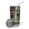 Gearhumans Gearhuman 3D Don't Mess With Papasaurus Camouflage Custom Name Design Vacuum Insulated Tumbler GW11051 Tumbler 20oz