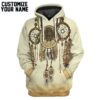 Gearhumans Gearhuman 3D Dreamcatcher Native American Custom Name Tshirt Hoodie Apparel GB11038 3D Apparel Hoodie S