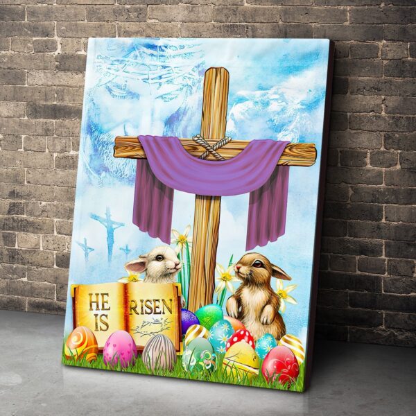 Gearhumans Gearhuman 3D Easter Day He Is Risen Custom Canvas GW170310 Canvas