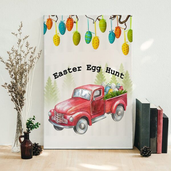 Gearhumans Gearhuman 3D Easter Egg Hunt Truck Custom Canvas GW17037 Canvas