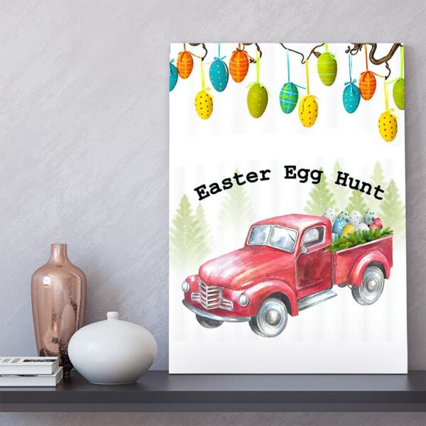 Gearhumans Gearhuman 3D Easter Egg Hunt Truck Custom Canvas GW17037 Canvas