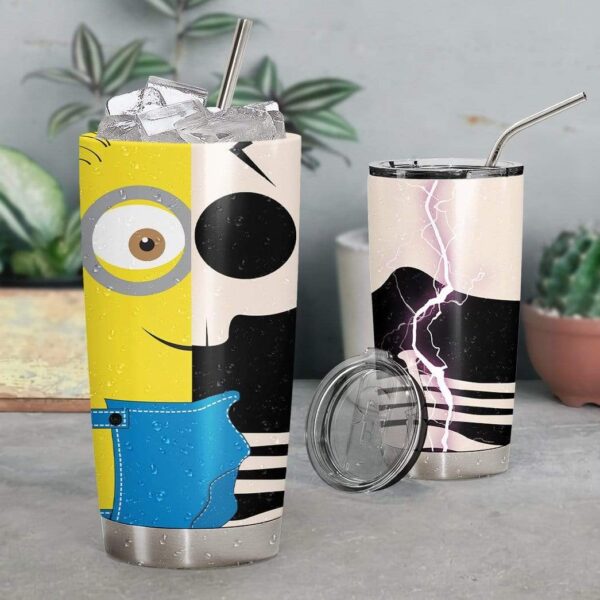 Gearhumans Gearhuman 3D Electric Minion Custom Design Vacuum Insulated Tumbler GL20059 Tumbler