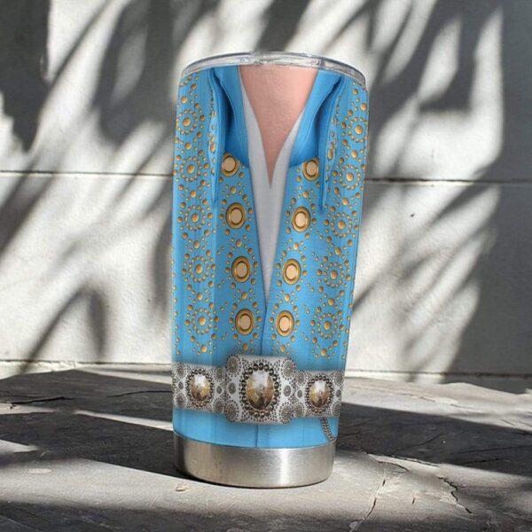 Gearhumans Gearhuman 3D Elvis Presley Custom Design Vacuum Insulated Tumbler GL11081 Tumbler