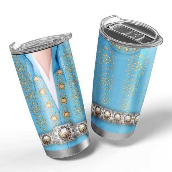 Gearhumans Gearhuman 3D Elvis Presley Custom Design Vacuum Insulated Tumbler GL11081 Tumbler