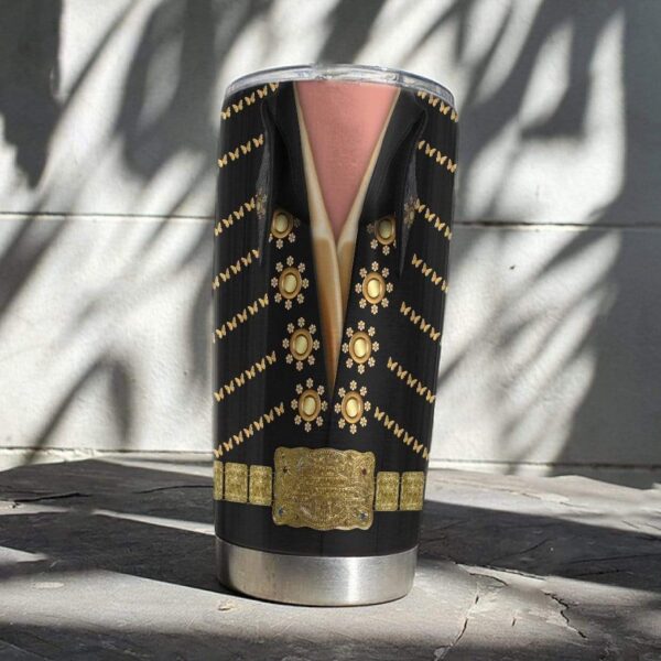 Gearhumans Gearhuman 3D Elvis Presley Custom Design Vacuum Insulated Tumbler GL110813 Tumbler