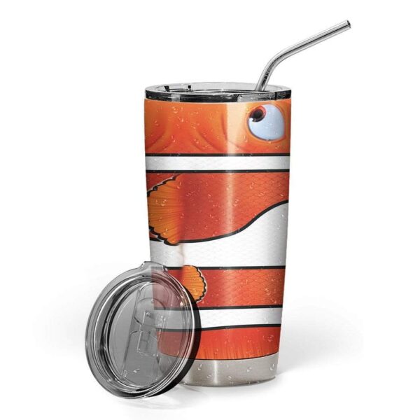 Gearhumans Gearhuman 3D Finding Nemo Glitter Custom Design Vacuum Insulated Tumbler GL18056 Tumbler 20oz