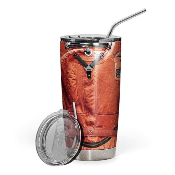 Gearhumans Gearhuman 3D Flightsuit Nasa Space Force Astronaut Custom Name Design Vacuum Insulated Tumbler GV17061 Tumbler 20oz