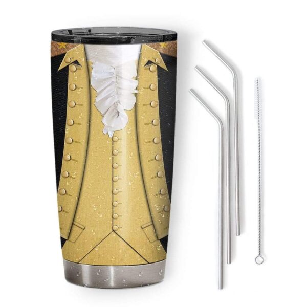 Gearhumans Gearhuman 3D George Washington Custom Design Vacuum Insulated Tumbler GV110513 Tumbler