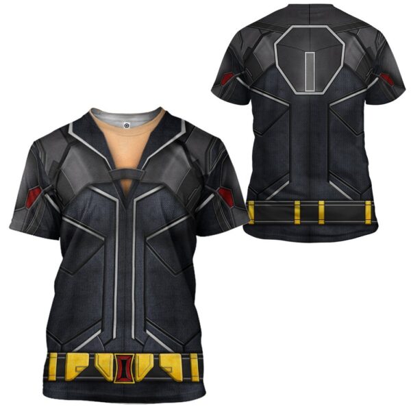 Gearhumans Gearhuman 3D Marvel Black Widow Custom Tshirt Hoodie Apparel GW12031 3D Apparel
