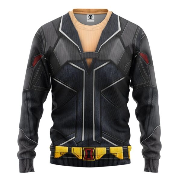Gearhumans Gearhuman 3D Marvel Black Widow Custom Tshirt Hoodie Apparel GW12031 3D Apparel Long Sleeve S