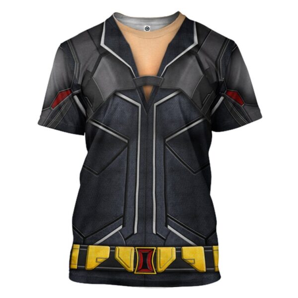 Gearhumans Gearhuman 3D Marvel Black Widow Custom Tshirt Hoodie Apparel GW12031 3D Apparel T-Shirt S