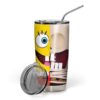 Gearhumans Gearhuman 3D Spongebob Squarepants Glitter Custom Design Vacuum Insulated Tumbler GM19051 Tumbler 20oz