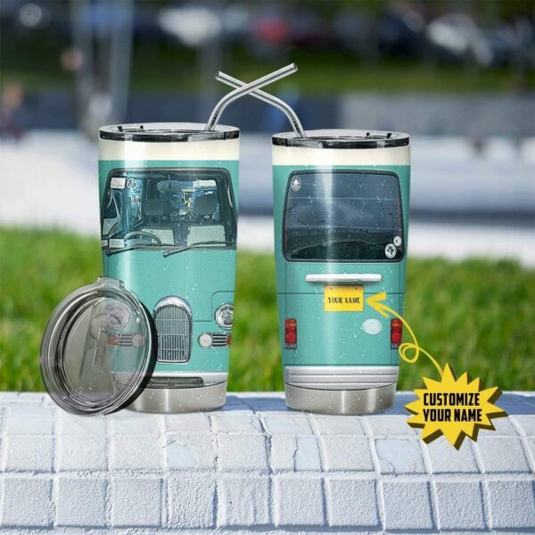 Gearhumans Gearhuman 3D Subaru Classic Van Custom Name Design Vacuum Insulated Tumbler GV17086 Tumbler