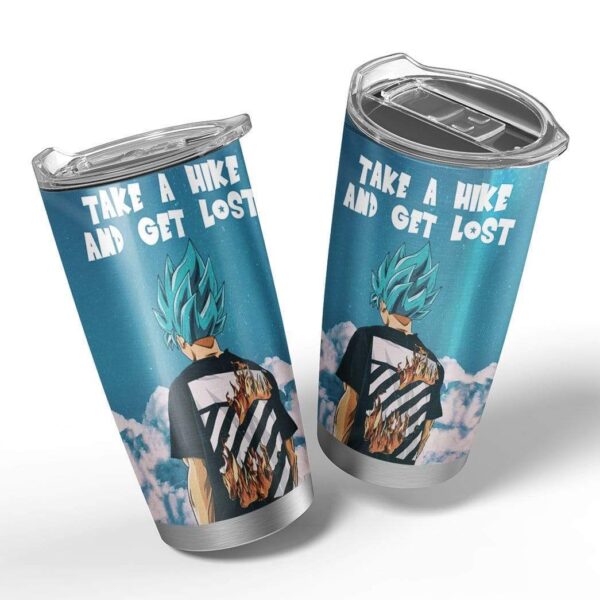 Gearhumans Gearhuman 3D Take A Hike And Get Lost Glitter Custom Design Vacuum Insulated Tumbler GL290722 Glitter Tumbler
