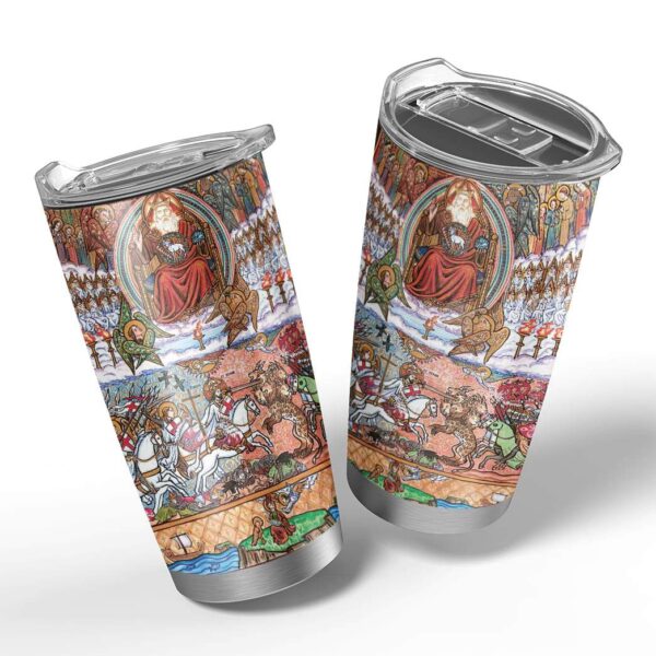 Gearhumans Gearhuman 3D The Apocalypse Triptych Custom Design Vacuum Insulated Tumbler GN27079 Tumbler