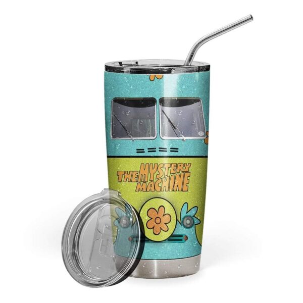Gearhumans Gearhuman 3D The Mystery Machine Custom Name Design Vacuum Insulated Tumbler GV14089 Tumbler 20oz