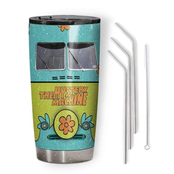 Gearhumans Gearhuman 3D The Mystery Machine Custom Name Design Vacuum Insulated Tumbler GV14089 Tumbler