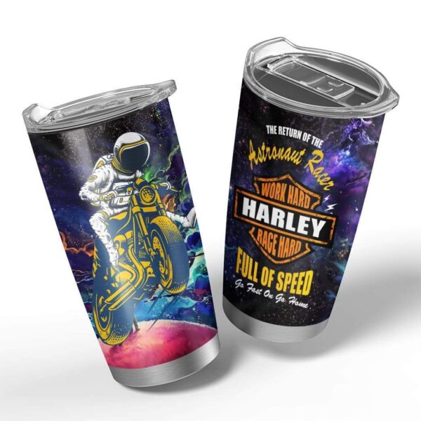 Gearhumans Gearhuman 3D The Return Of The Astronaut Racer Custom Design Vacuum Insulated Tumbler GV22052 Tumbler
