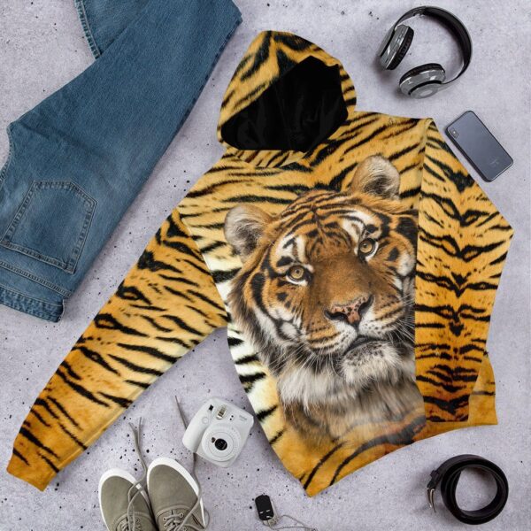 Gearhumans Gearhuman 3D Tiger Front And Back Tshirt Hoodie Apparel GV17039 3D Apparel