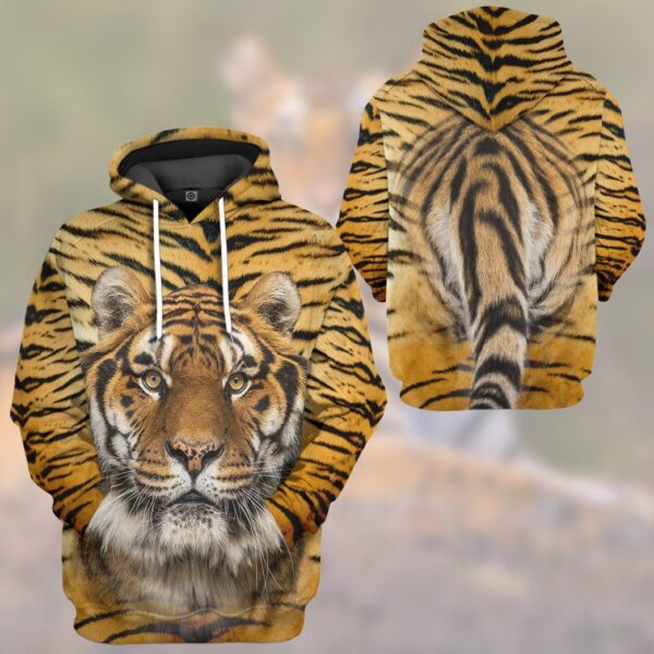Gearhumans Gearhuman 3D Tiger Front And Back Tshirt Hoodie Apparel GV17039 3D Apparel