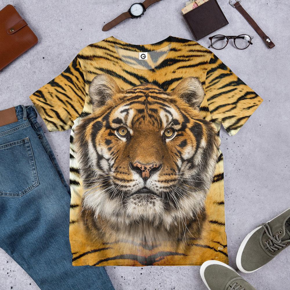 Gearhumans Gearhuman 3D Tiger Front And Back Tshirt Hoodie Apparel GV17039 3D Apparel