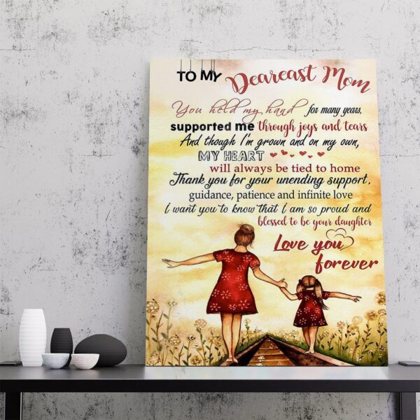 Gearhumans Gearhuman 3D To My Dearest Mom Canvas GJ020421 Canvas