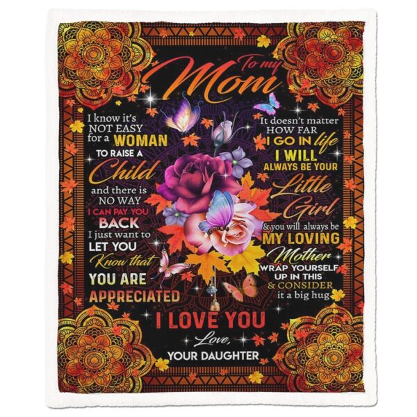Gearhumans Gearhuman 3D To My Mom Blanket GJ020419 Blanket Blanket M(51''x59'')