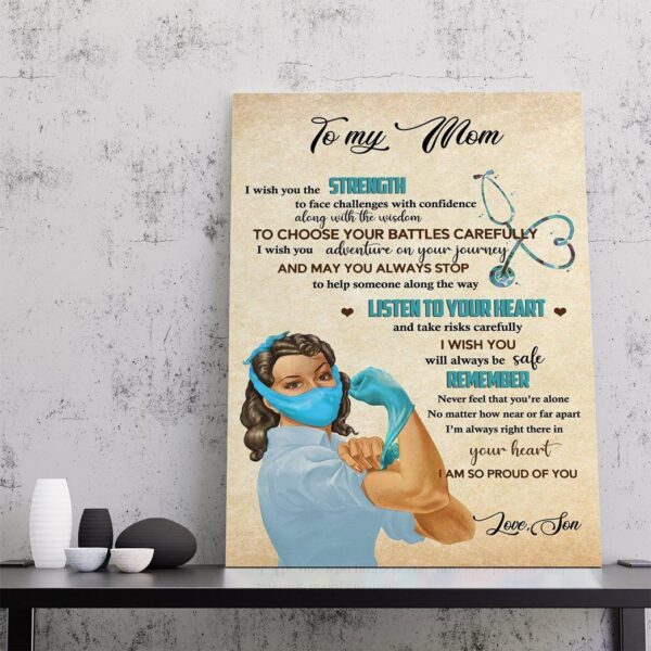 Gearhumans Gearhuman 3D To My Mom I Am So Proud Of You Canvas GJ010425 Canvas