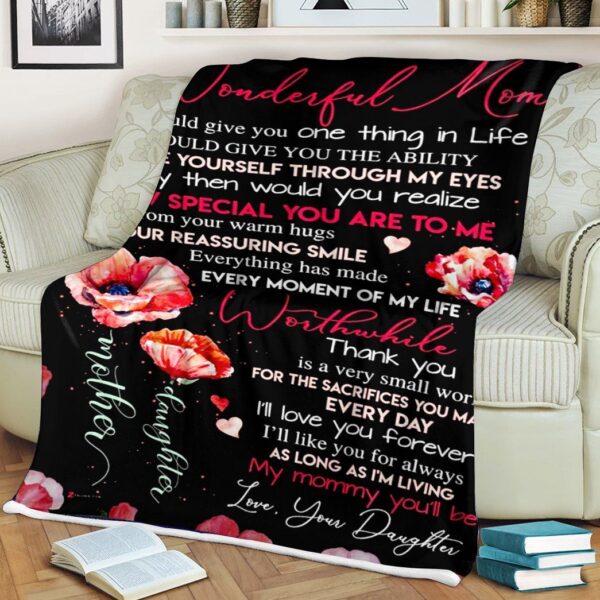 Gearhumans Gearhuman 3D To My Mom Letter From Daughter Blanket GH290319 Blanket