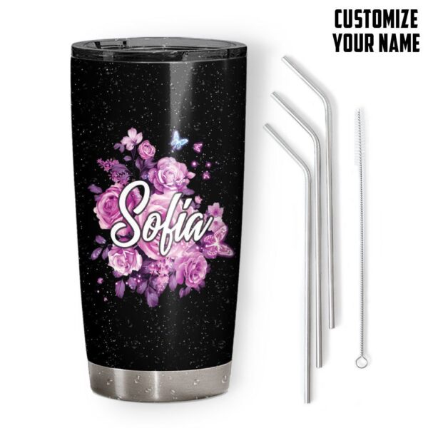 Gearhumans Gearhuman 3D To My Mom You Are The World Mothers Day Gift Custom Name Design Insulated Vacuum Tumbler GW300323 Tumbler