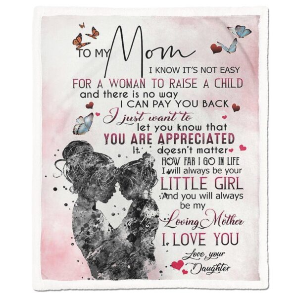 Gearhumans Gearhuman 3D To My Mom You Will Always Be My Loving Mother Blanket GH290328 Blanket Blanket M(51''x59'')