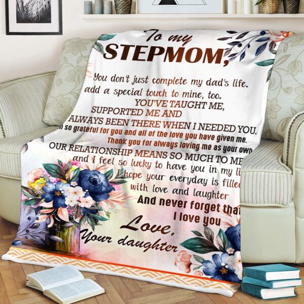 Gearhumans Gearhuman 3D To My Stepmom Canvas GJ290305 Blanket