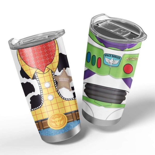 Gearhumans Gearhuman 3D Toy Story T-Shirts Fleece Hoodie AppareVacuum Insulated Tumbler GM19053 Tumbler