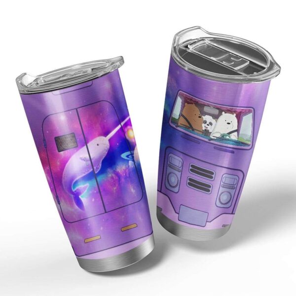 Gearhumans Gearhuman 3D We Bare Bears Custom Design Vacuum Insulated Tumbler GV05082 Tumbler