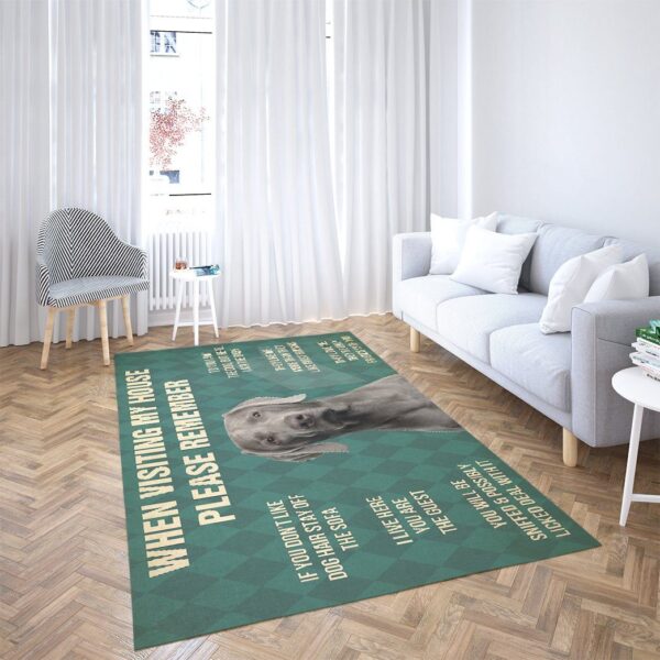 Gearhumans Gearhuman 3D Weimaraner Dog Carpet GV240319 Square Carpet