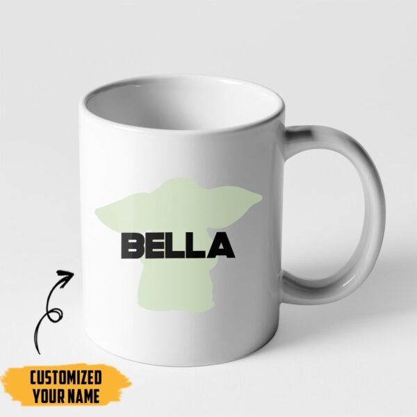 Gearhumans Gearhuman 3D Yoda Best Mom Mothers Day Gift Custom Name Mug GW25033 Mug