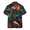 Gearhumans 3D Colorful Shark Hawaii Shirt