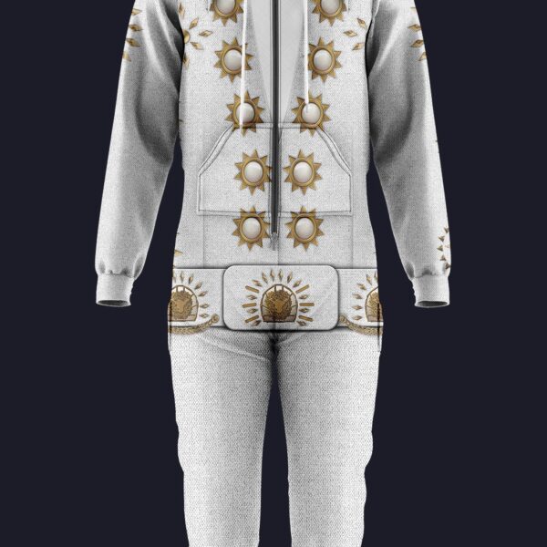 Gearhumans 3D Cosplay ELV PRL Burning Love White Jumpsuit