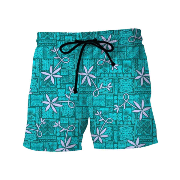 Gearhumans 3D ELV PRL Blue Hawaii Short