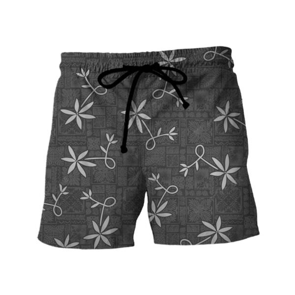 Gearhumans 3D ELV PRL Black Hawaii Shorts