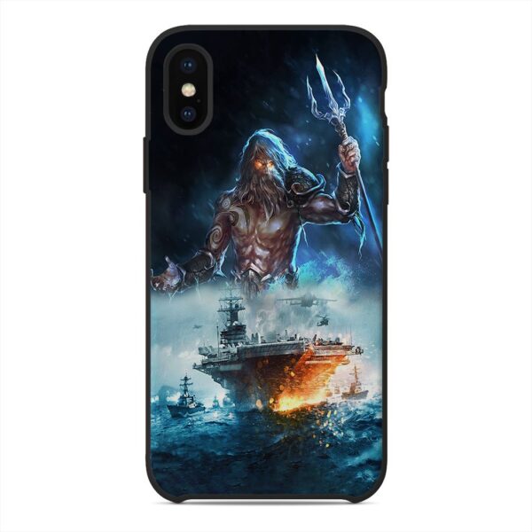 Gearhumans Bearbubble 3D Custom Glass Phone Case Cover Navy Veteran
