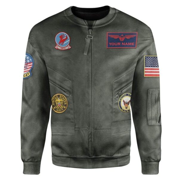 Cosplay Top Gun Pete Maverick Mitchell Custom Name T-Shirts Hoodies Apparel CO-DT0601204 3D Custom Fleece Hoodies Long Sleeve S
