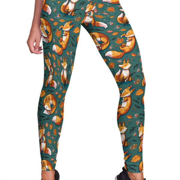 Gearhumans Fox Full Print Leggings