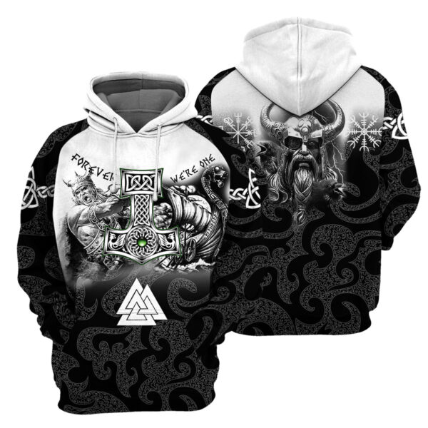 Gearhumans Forever We're One Viking - 3D All Over Printed Shirt