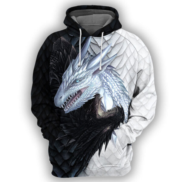Gearhumans Dragon Yin Yang - 3D All Over Printed Shirt